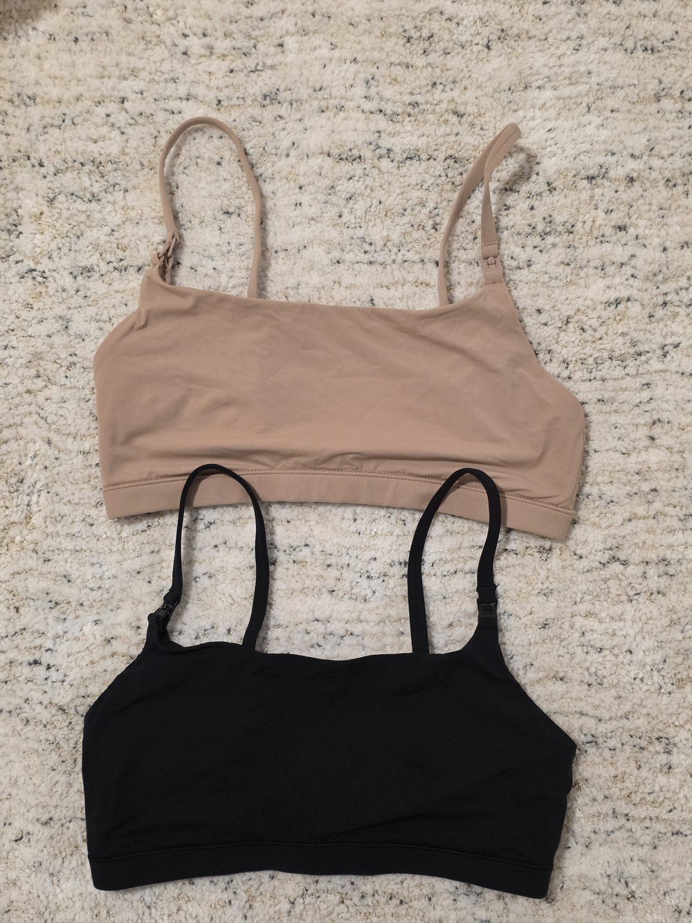 Quince Second Skin Nursing Scoop Bralette (2-pack) Small